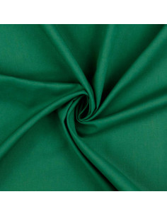 Tejido de algodón cretona liso - Verde abeto