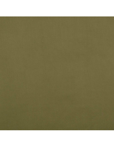 Tejido de algodón cretona liso - Verde militar