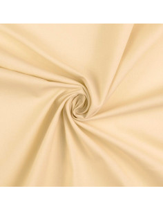Tejido de algodón cretona liso - Beige claro