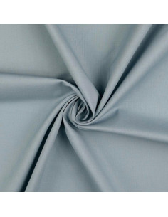 Tejido de algodón cretona liso - Gris ratón