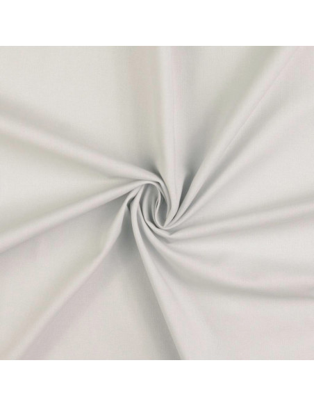 Tejido de algodón cretona liso - Gris arcilla