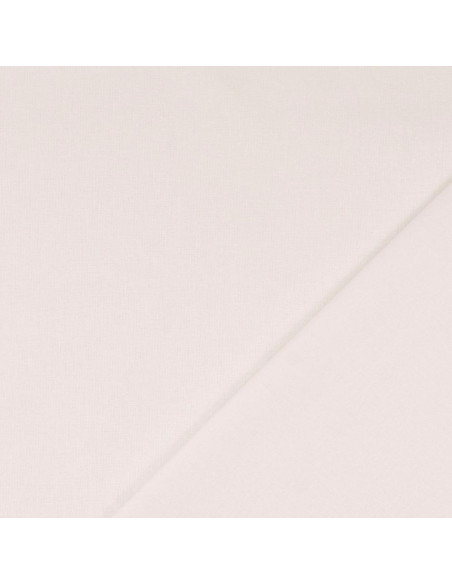 Tejido de algodón cretona liso - Blanco