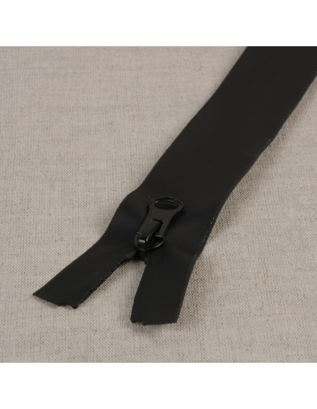 Cierre invisible impermeable separable - Negro