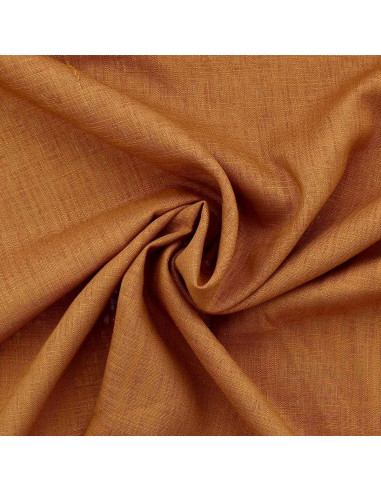 Tejido lino viscosa - Amarillo indio