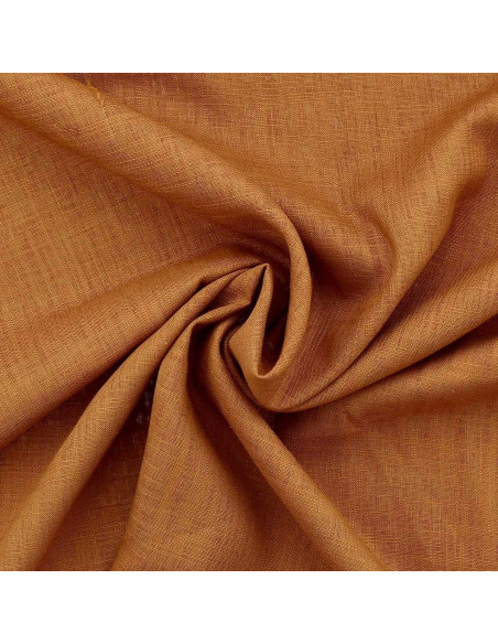 Tejido lino viscosa - Amarillo indio