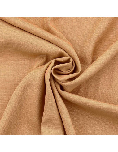 Tejido lino viscosa - Beige dorado