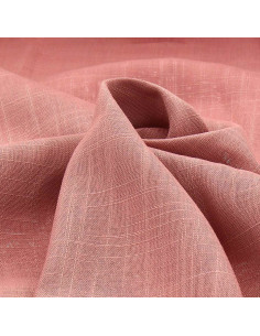 Tejido lino viscosa - Rosa antiguo