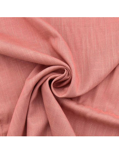 Tejido lino viscosa - Rosa antiguo 2