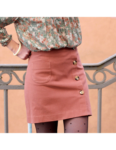 Tejido gabardina sarga pesada Siena - La Maison Naïve