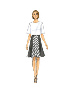 Patrón de falda y falda-pantalón - Butterick 6179