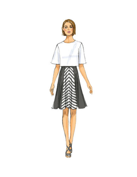 Patrón de falda y falda-pantalón - Butterick 6179