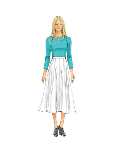 Patrón de falda y falda-pantalón - Butterick 6179