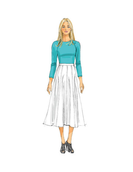 Patrón de falda y falda-pantalón - Butterick 6179