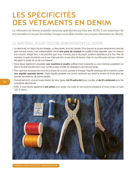 Libro coser denim