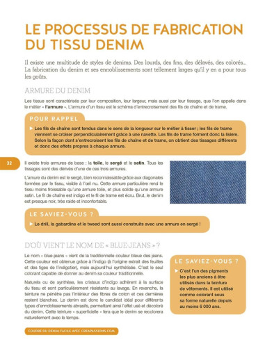 Libro coser denim