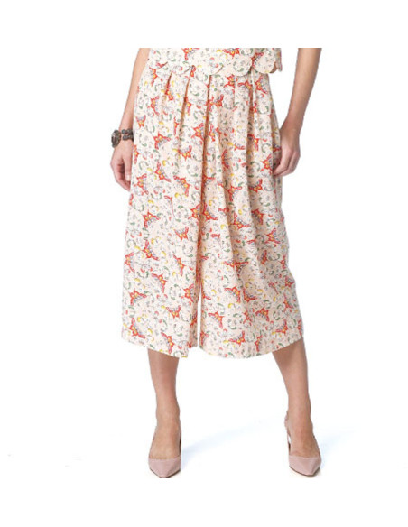 Patrón de falda-pantalón - Butterick 6178
