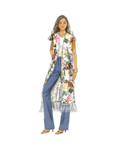 Patrón de kimono - Butterick 6176