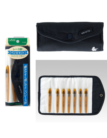 Kit de ganchillos Clover Soft Touch Lace