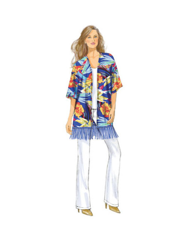 Patrón de kimono - Butterick 6176