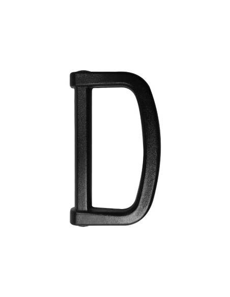 Anillo en D de plástico 25 mm - Negro