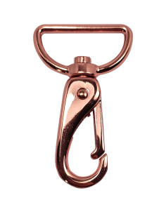 Mosquetón de metal premium - Oro rosa 65 x 32 mm