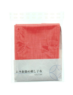 Cupón de tela sashiko 50 cm x 55 cm - Coral 2