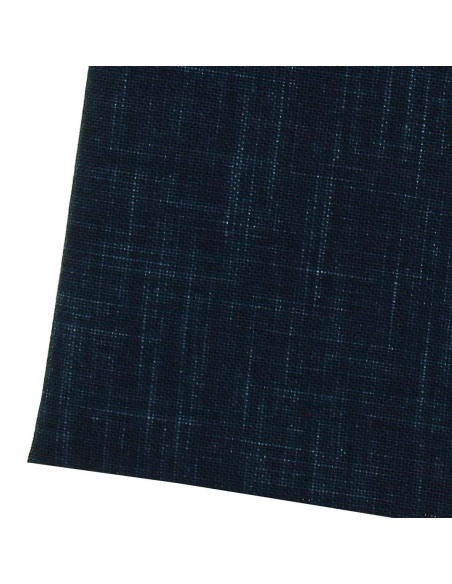 Cupón de tela sashiko 50 cm x 55 cm - Azul marino