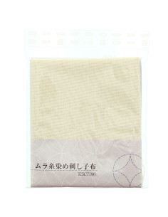 Cupón de tela sashiko 50 cm x 55 cm - Crudo 2