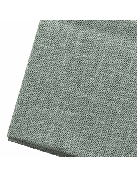 Cupón de tela sashiko 50 cm x 55 cm - Gris