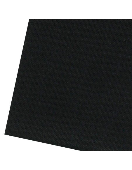 Cupón de tela sashiko 50 cm x 55 cm - Negro