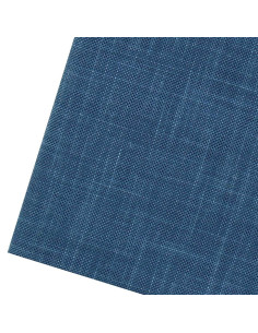 Cupón de tela sashiko 50 cm x 55 cm - Azul real