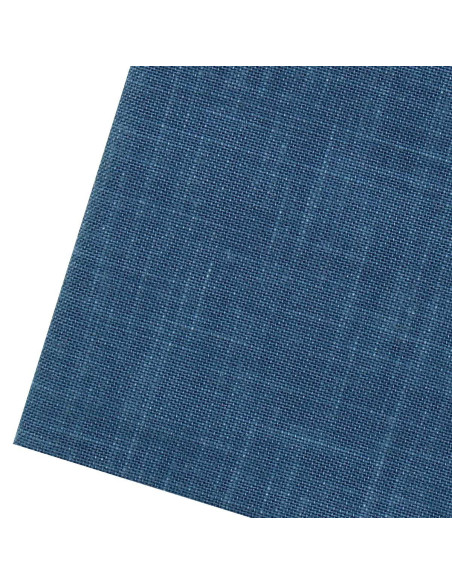 Cupón de tela sashiko 50 cm x 55 cm - Azul real