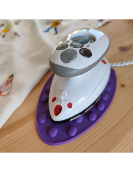Reposo para plancha mini de silicona Rascol - Violeta