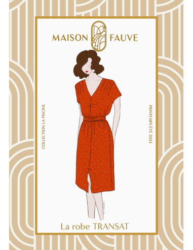 Patrón de vestido Transat - Maison Fauve