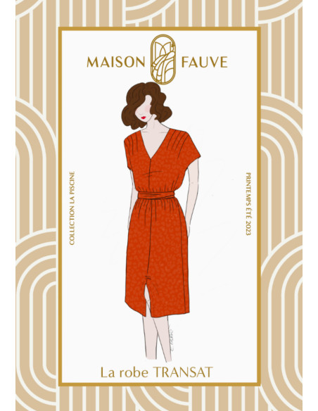 Patrón de vestido Transat - Maison Fauve