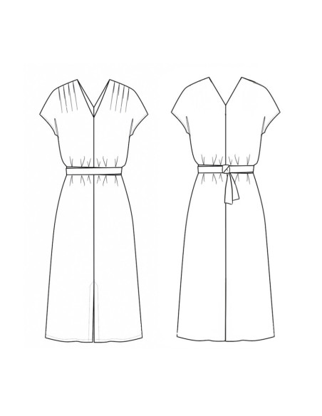 Patrón de vestido Transat - Maison Fauve
