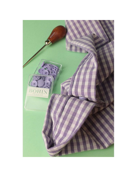 Botones de presión mágicos sin pinza de 9 mm - Blanco