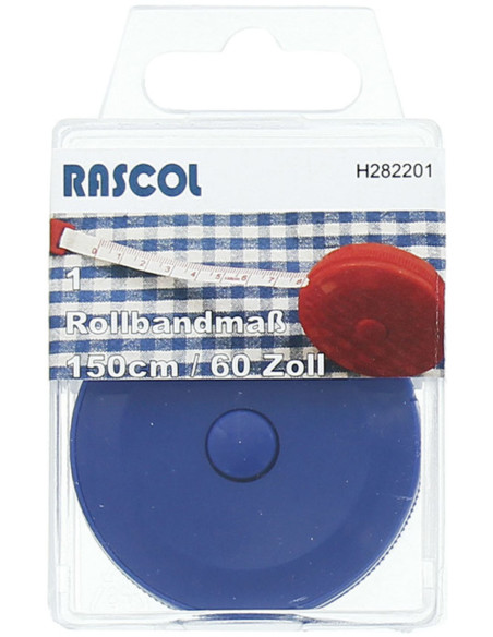 Cinta métrica retráctil de costura 150 cm Rascol