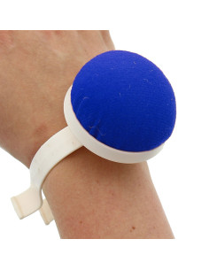 Pulsera porta alfileres primer precio - Azul
