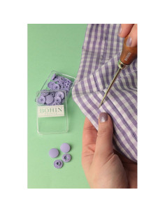 Botones de presión mágicos sin pinza de 13 mm - Violeta 2