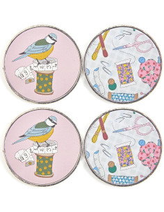 Juego de 4 pesas para costura - Pájaros 2