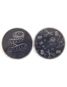 Juego de 2 pesas para costura - Negro 2