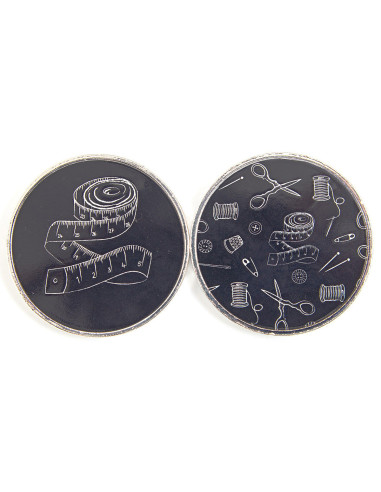 Juego de 2 pesas para costura - Negro