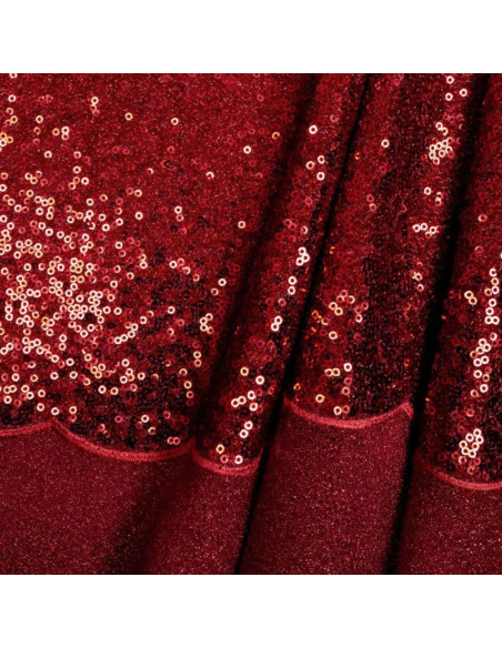 Tejido de lentejuelas - Rojo