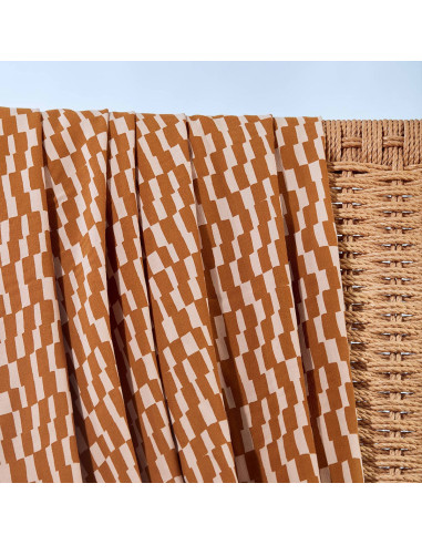Tejido viscosa Domino Ocre - Atelier Brunette