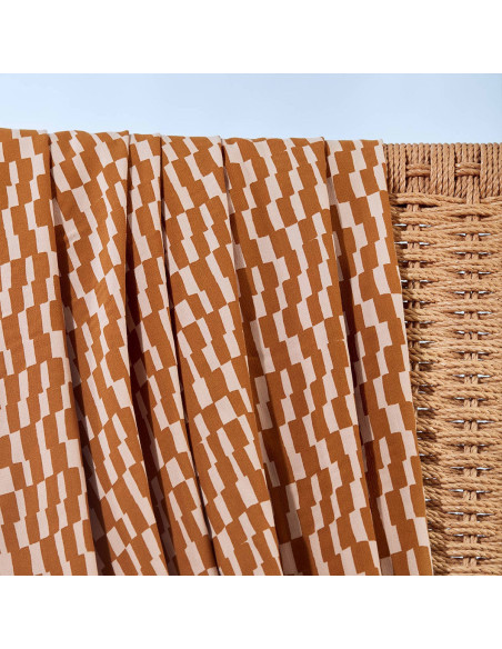 Tejido viscosa Domino Ocre - Atelier Brunette