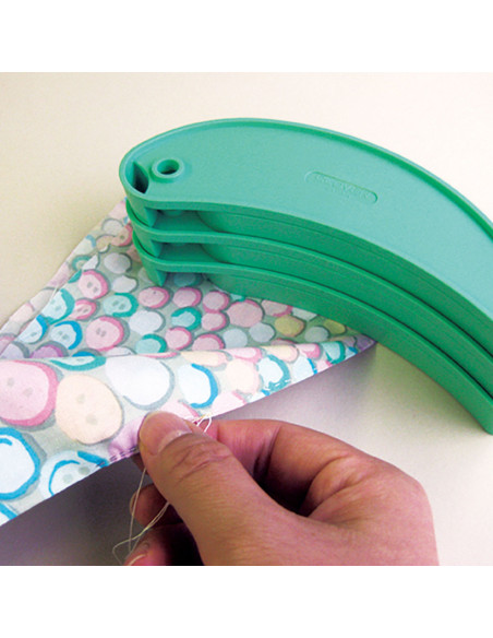 Juego de 2 pesas con forma de frijol para costura Clover