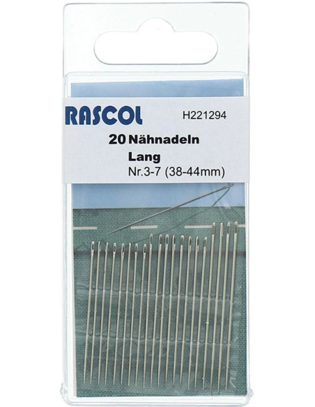 Agujas de coser largas Rascol - Surtido 3/7