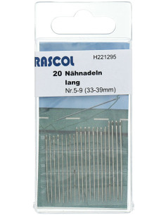Agujas de coser largas Rascol - Surtido 5/9