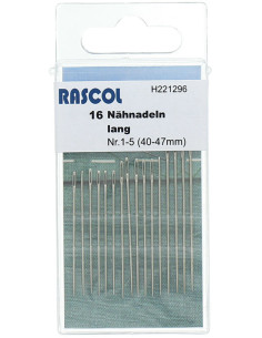 Agujas de coser largas Rascol - Surtido 1/5